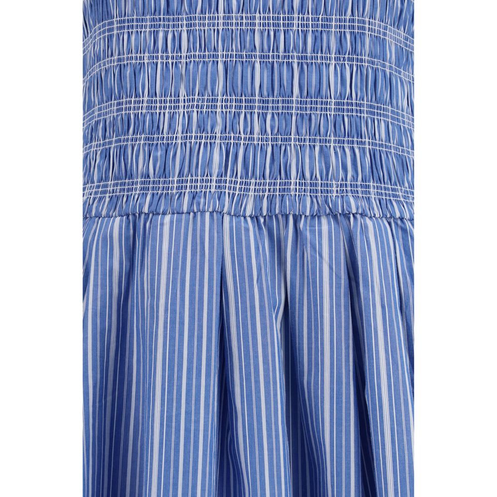 Ganni Blue Cotton Casual Women's Dress
