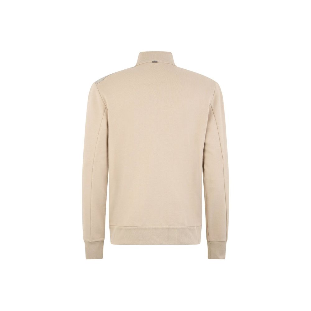 Herno Beige Cotton Men's Sweatshirt