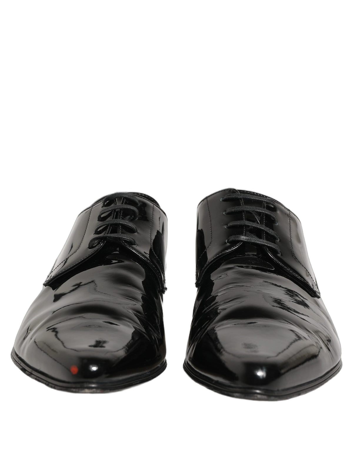 Dolce & Gabbana Black Leather Derby Dress Men Formal Men's Shoes (Pre-Owned)