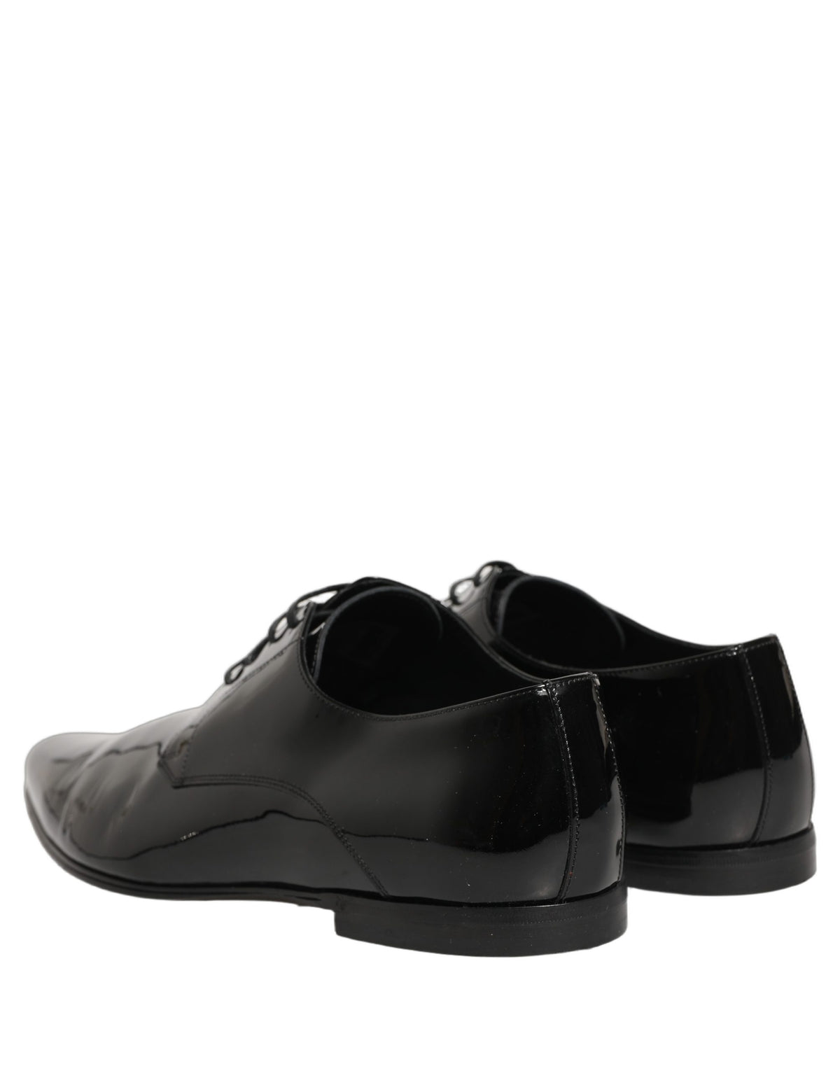 Dolce & Gabbana Black Leather Derby Dress Men Formal Men's Shoes (Pre-Owned)
