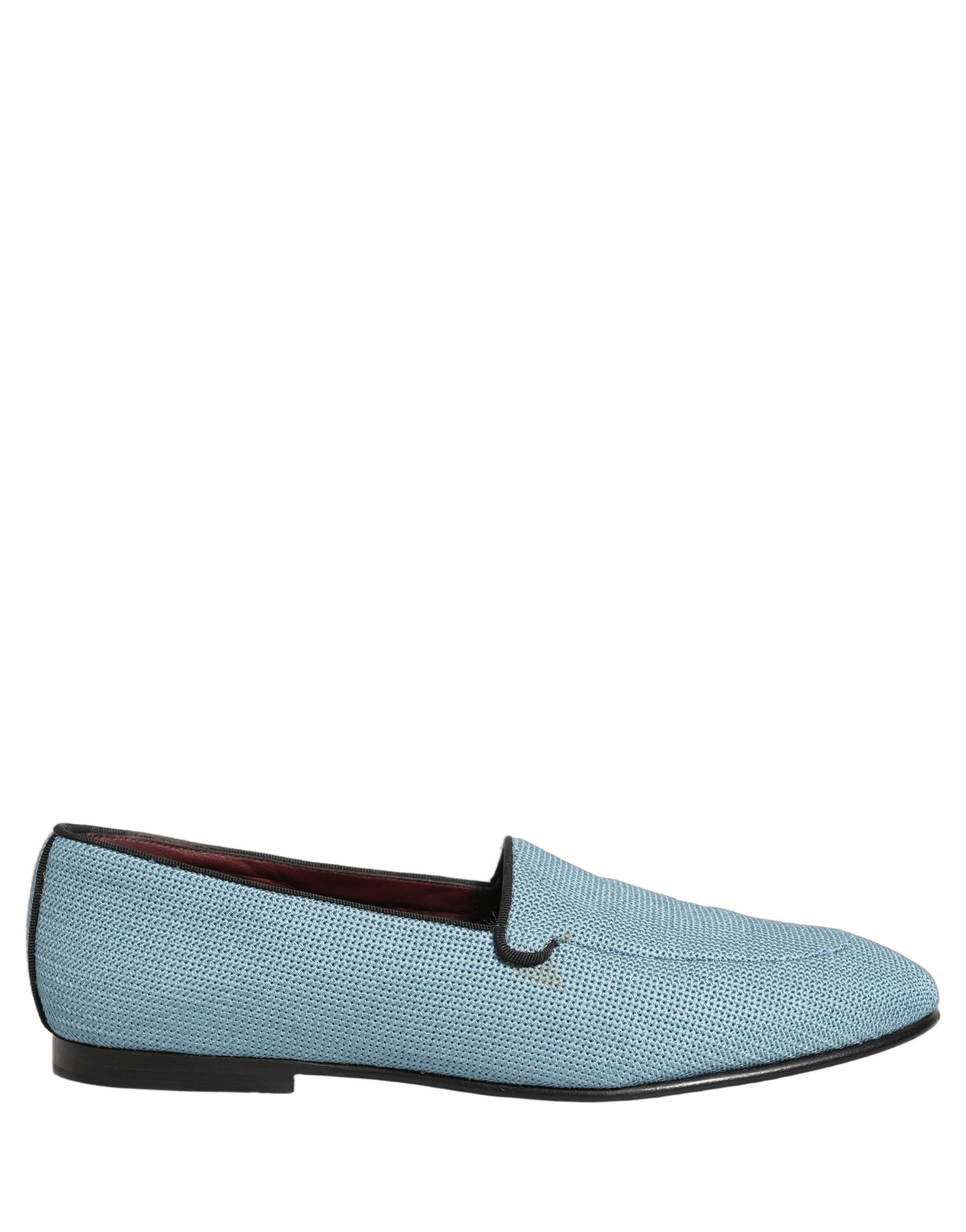 Dolce & Gabbana Blue Woven Men Slip On Dress Loafers Men's Shoes (Pre-Owned)