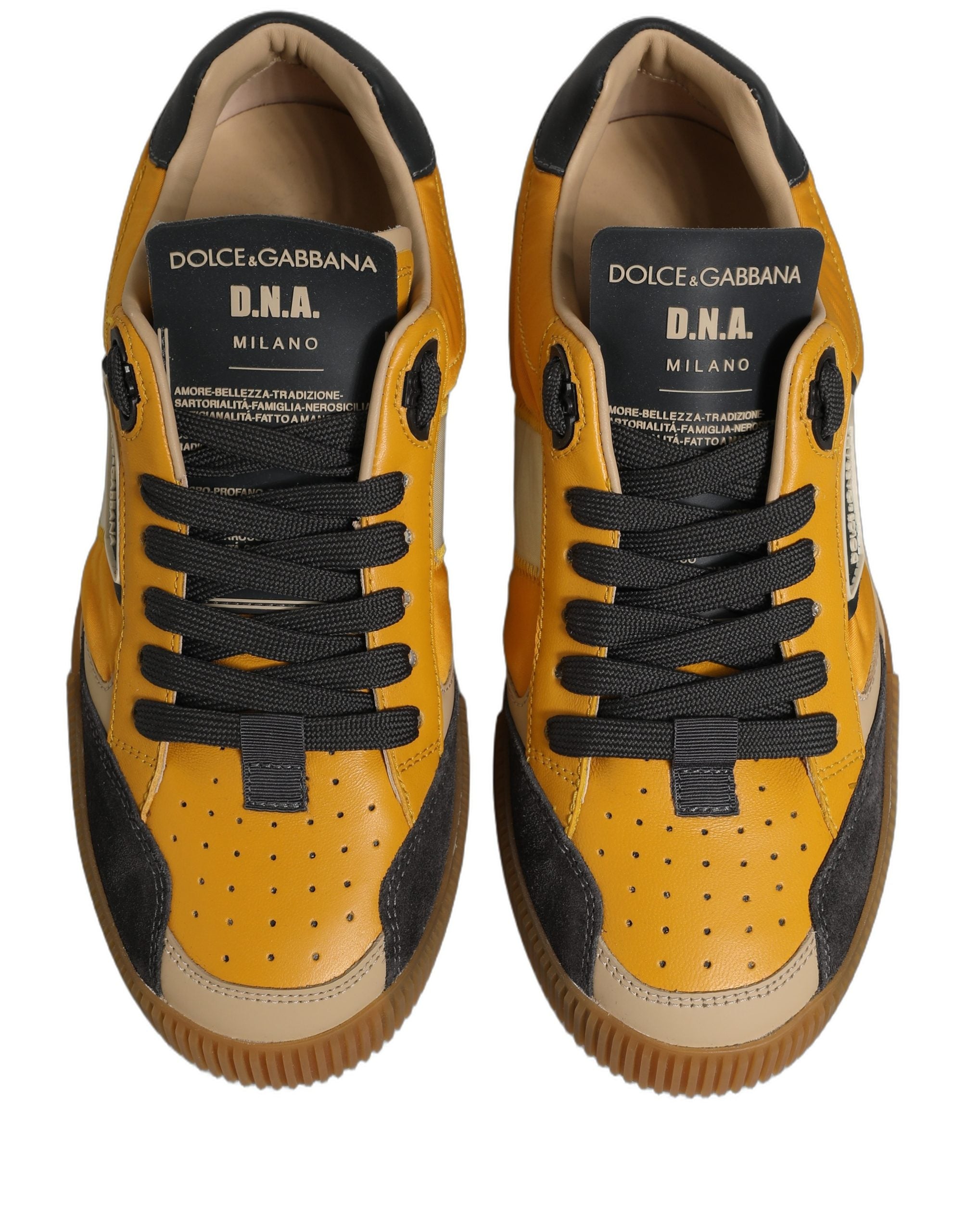 Dolce & Gabbana Multicolor MIAMI Low Top Men Sneakers Men's Shoes