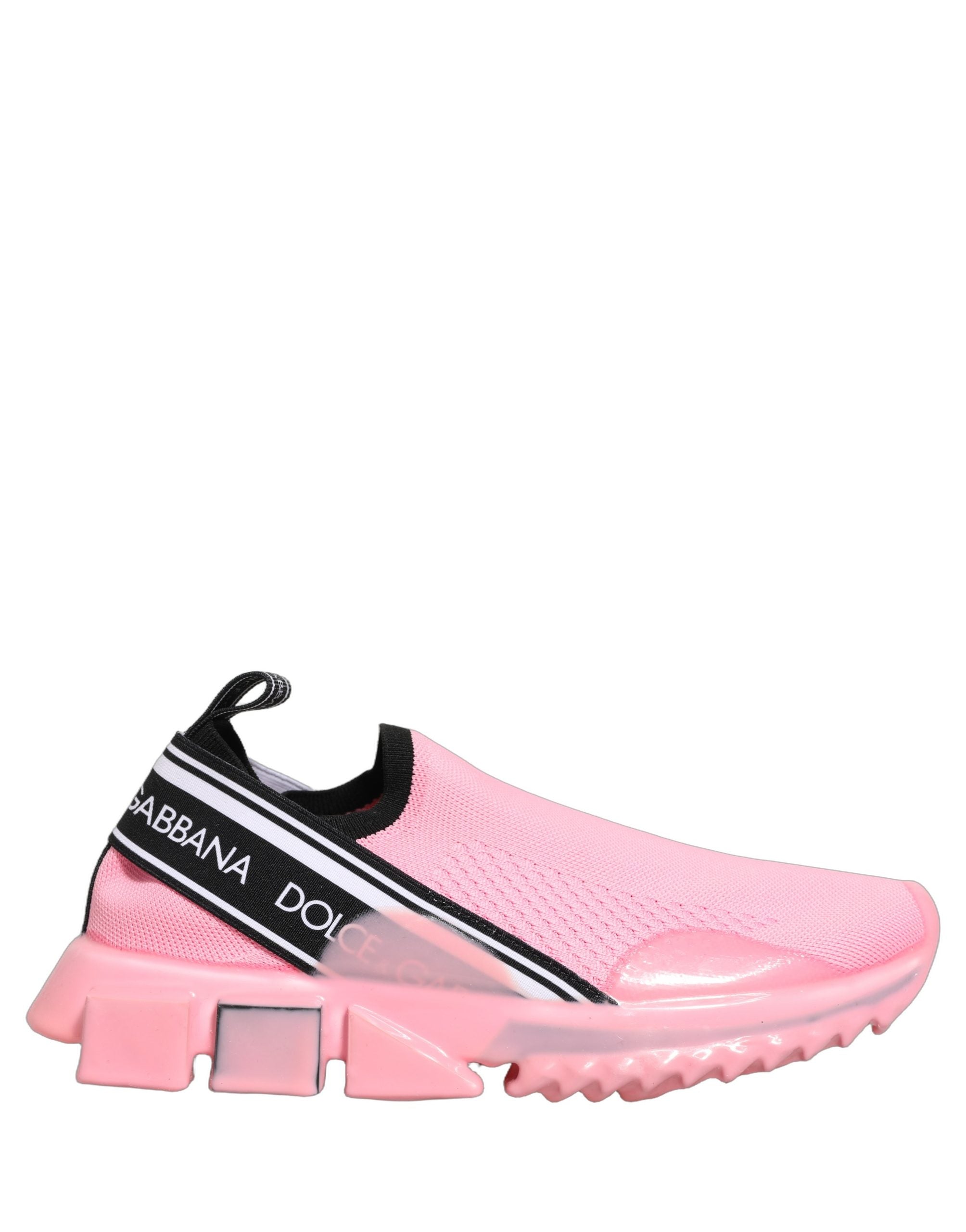 Dolce & Gabbana Pink Slip On Low Top Sorrento Sneakers Women's Shoes