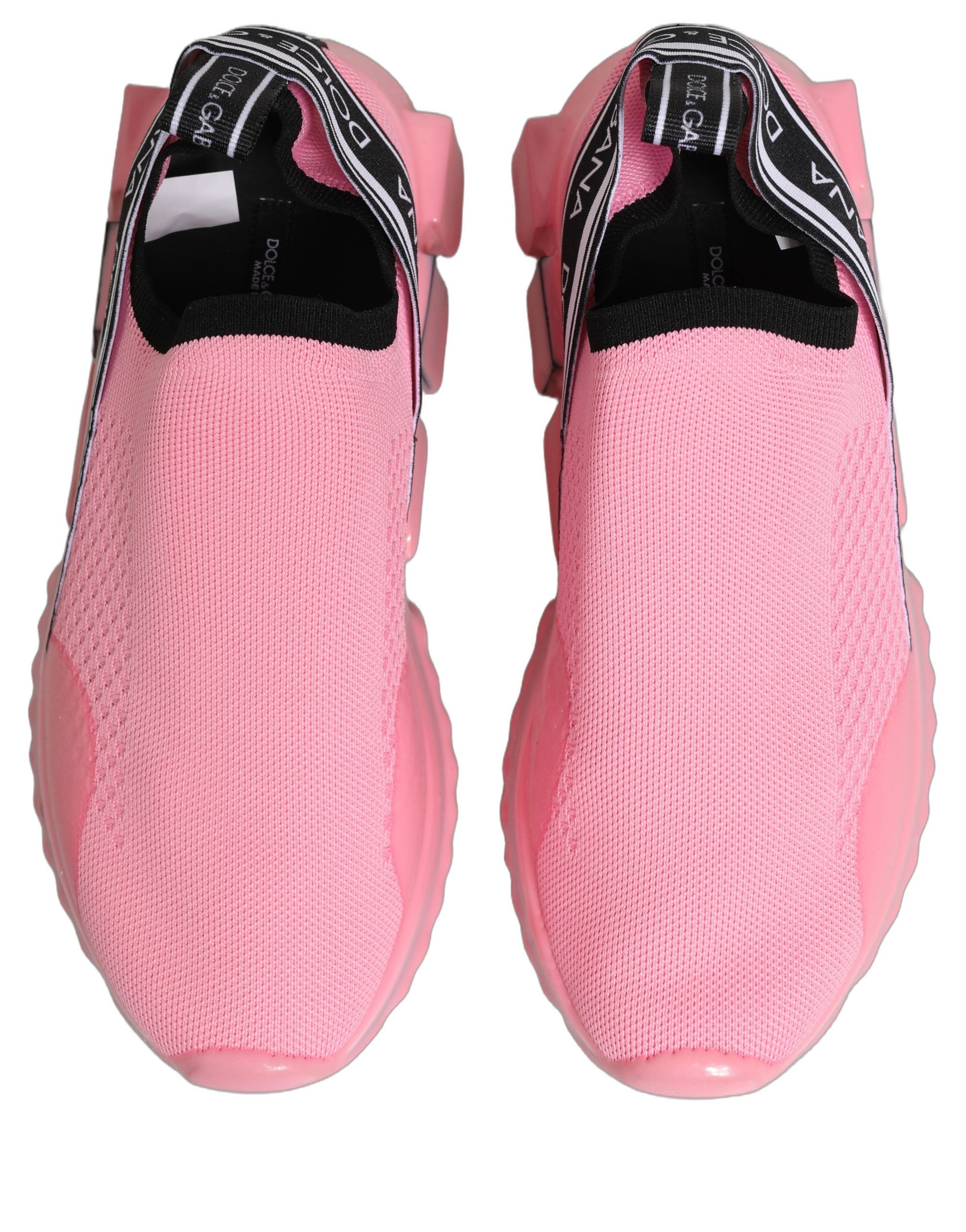 Dolce & Gabbana Pink Slip On Low Top Sorrento Sneakers Women's Shoes