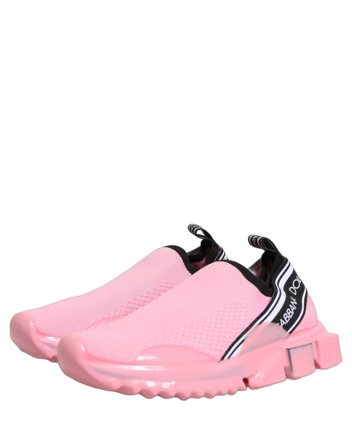 Dolce & Gabbana Pink Slip On Low Top Sorrento Sneakers Women's Shoes