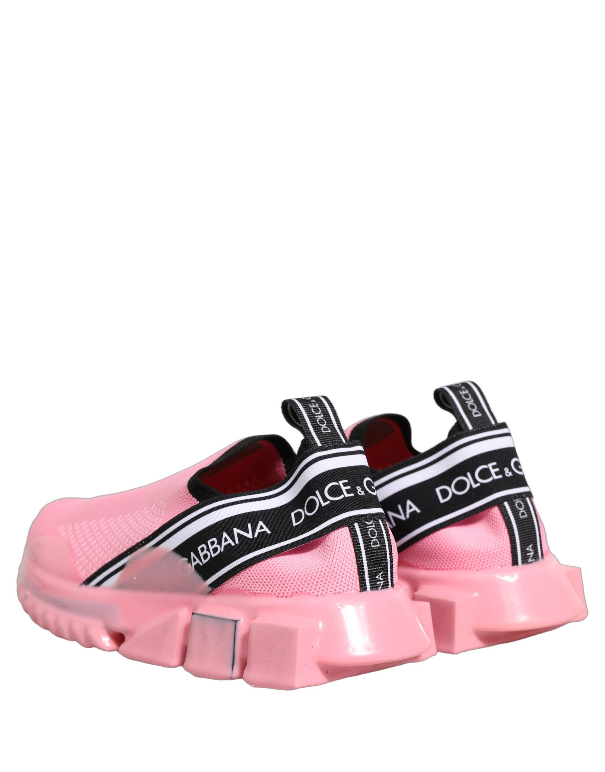 Dolce & Gabbana Pink Slip On Low Top Sorrento Sneakers Women's Shoes