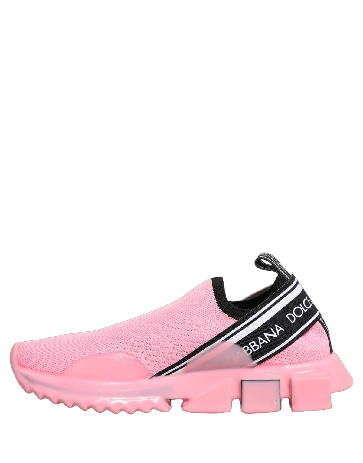 Dolce & Gabbana Pink Slip On Low Top Sorrento Sneakers Women's Shoes