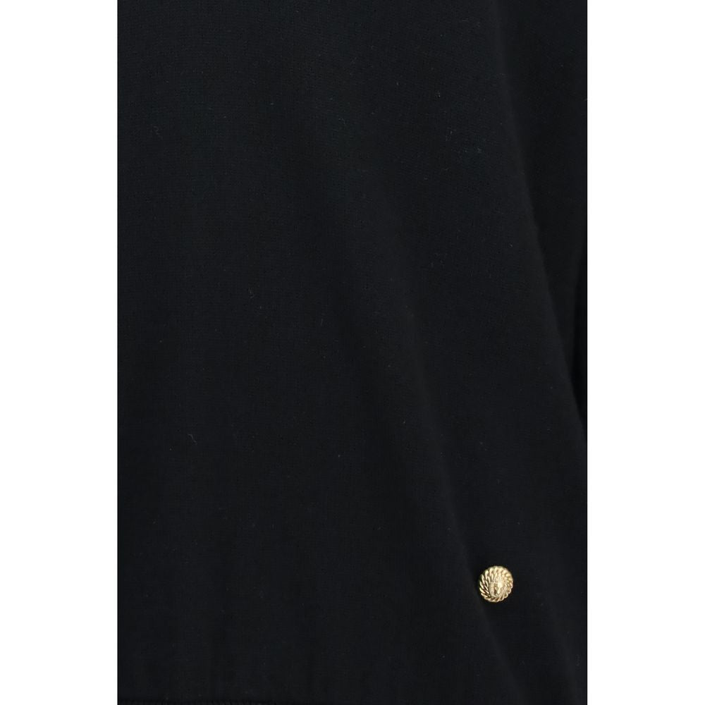 Balmain Black Wool Oves Aries Women's Sweatshirt