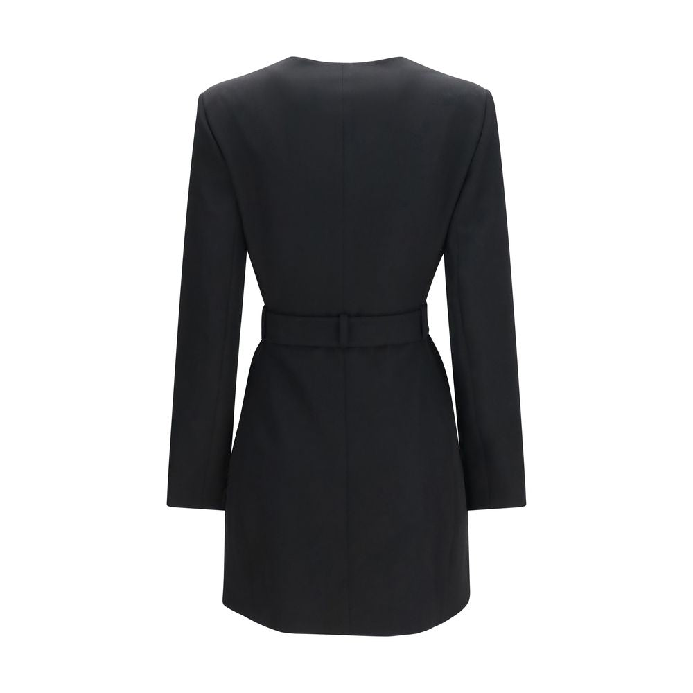 Balmain Black Wool Oves Aries Women's Blazer