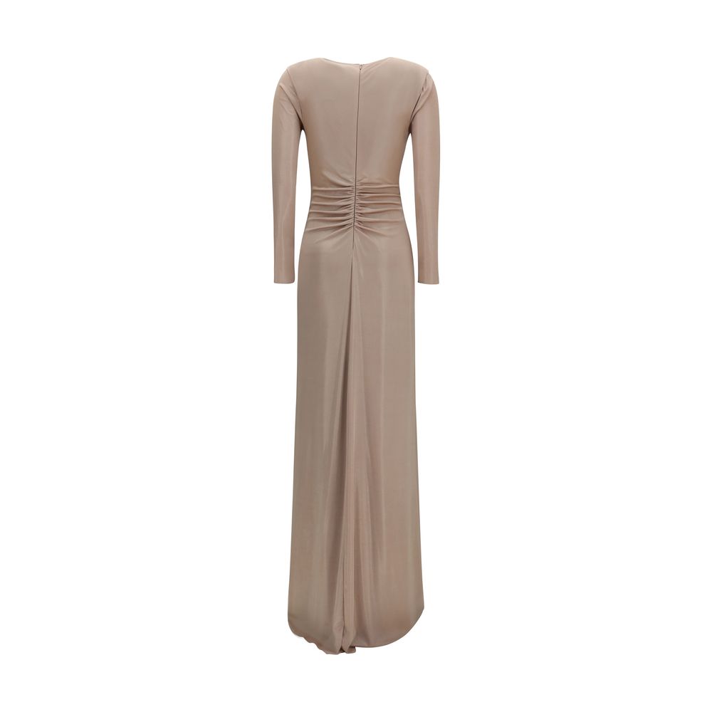 Nissa Beige Polyester Casual Women's Dress