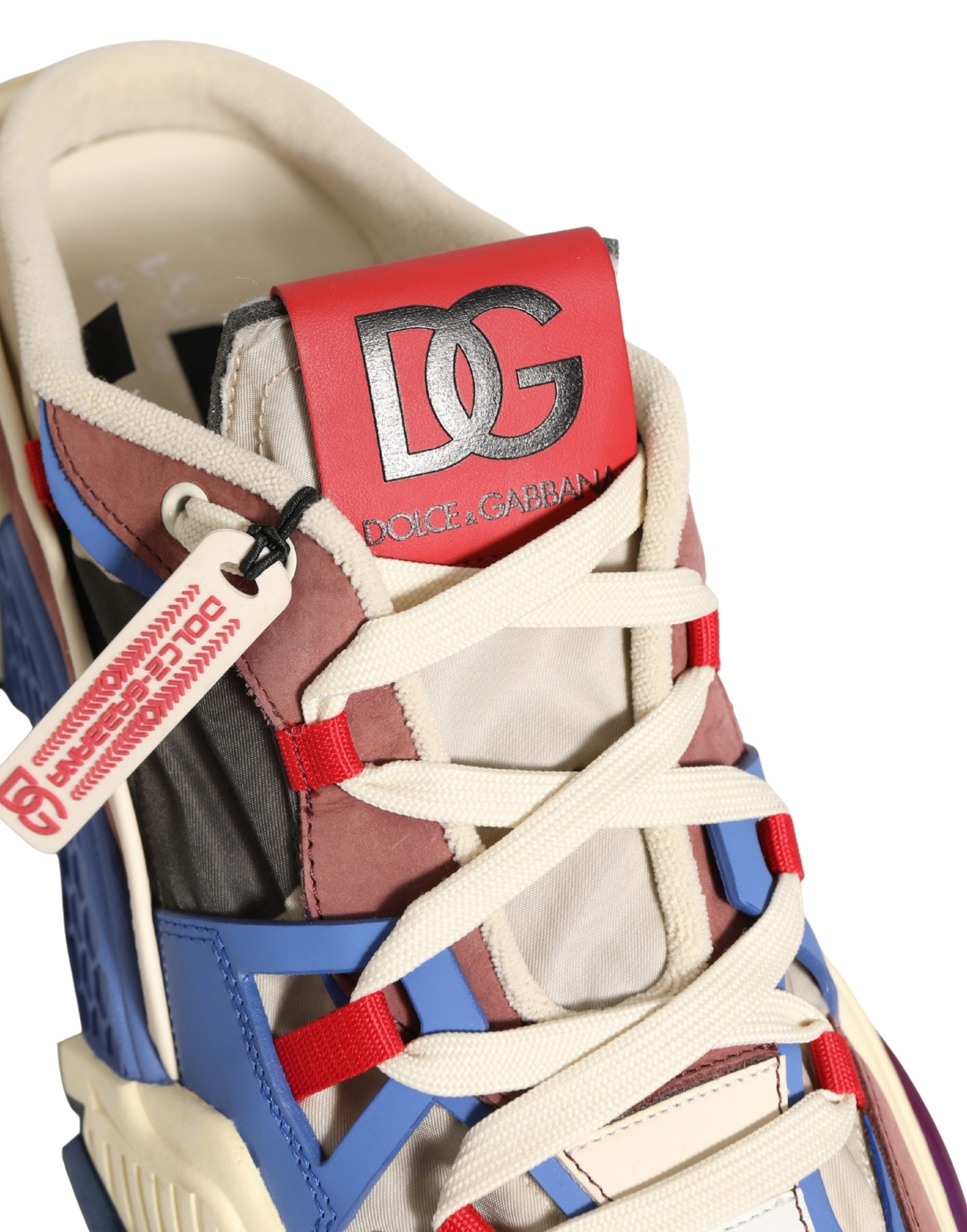 Dolce & Gabbana Multicolor Low Top Airmaster Sneakers Men's Shoes