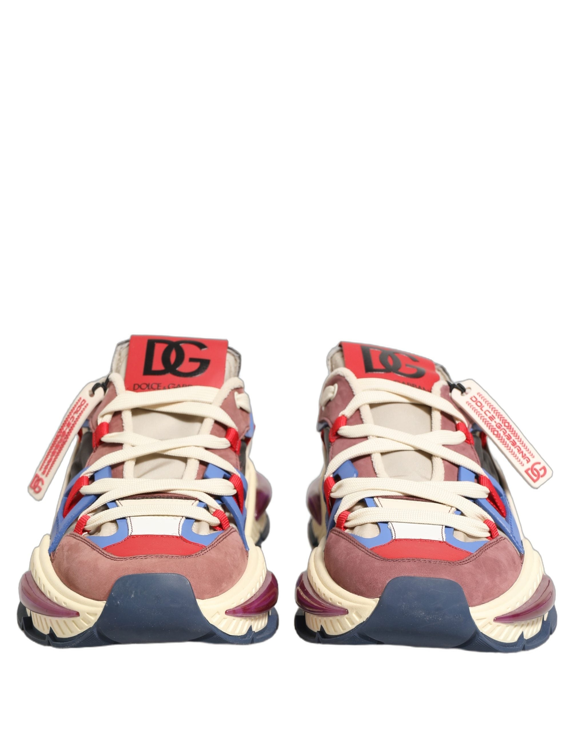 Dolce & Gabbana Multicolor Low Top Airmaster Sneakers Men's Shoes