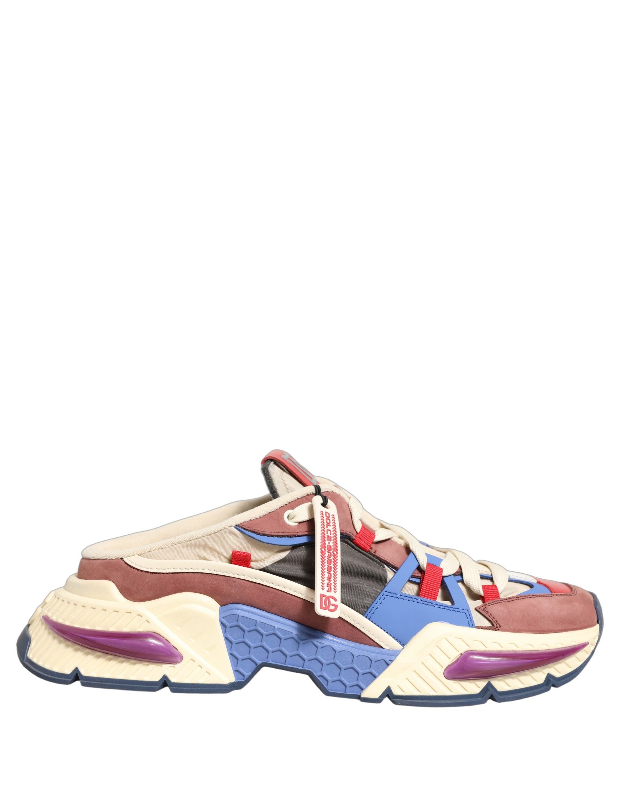 Dolce & Gabbana Multicolor Low Top Airmaster Sneakers Men's Shoes