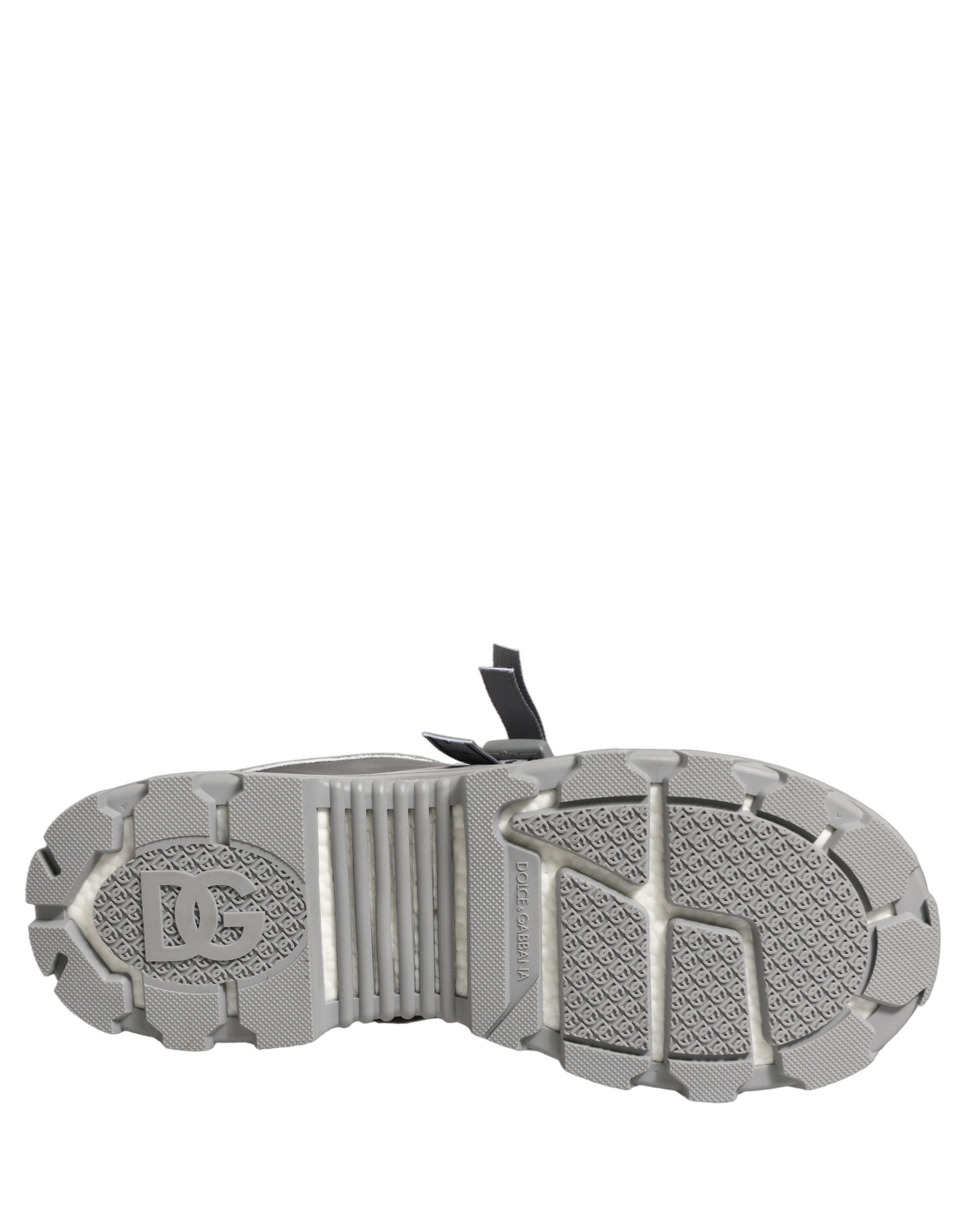 Dolce & Gabbana Gray Airmaster Panelled Low Top Men Sneakers Men's Shoes