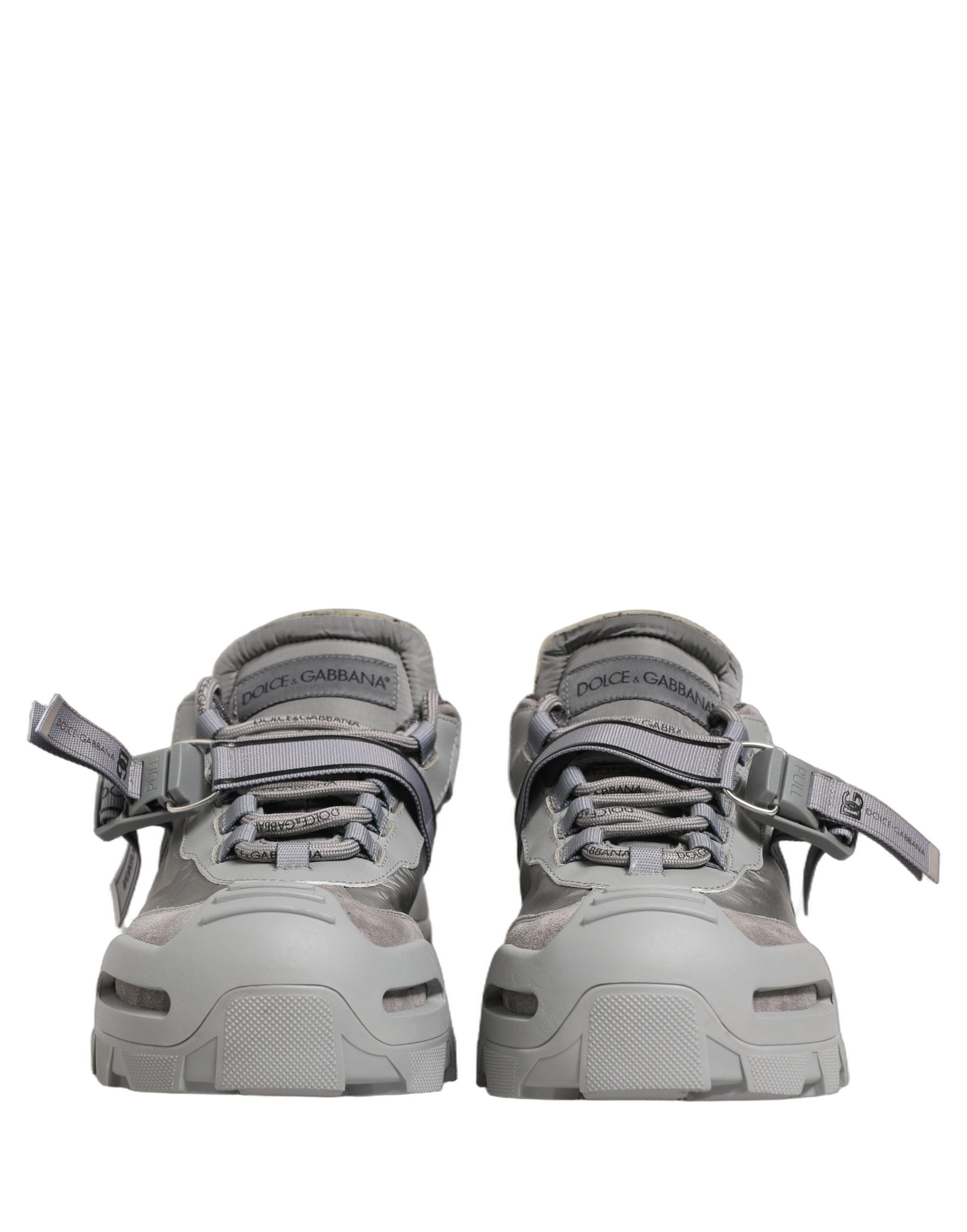 Dolce & Gabbana Gray Airmaster Panelled Low Top Men Sneakers Men's Shoes