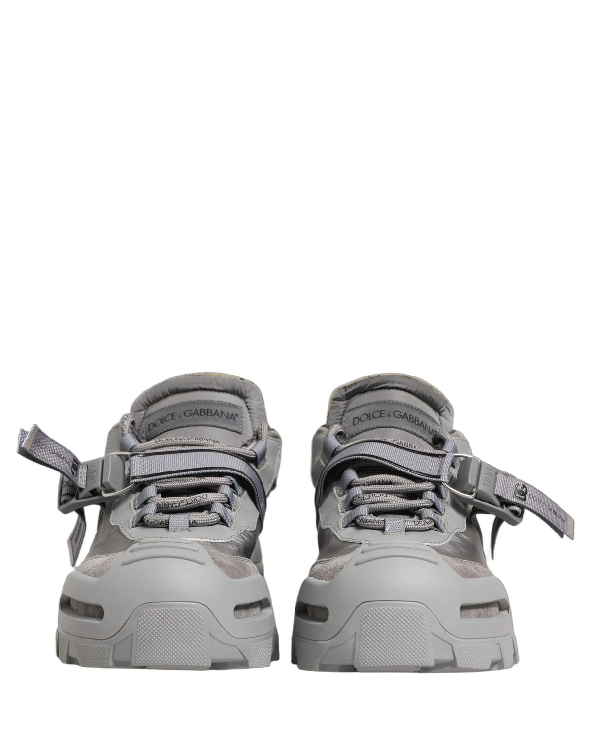 Dolce & Gabbana Gray Airmaster Panelled Low Top Men Sneakers Men's Shoes
