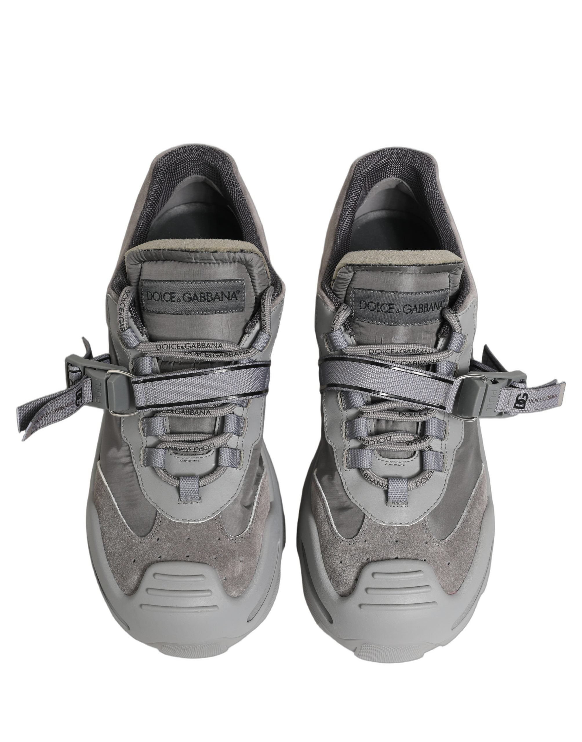 Dolce & Gabbana Gray Airmaster Panelled Low Top Men Sneakers Men's Shoes