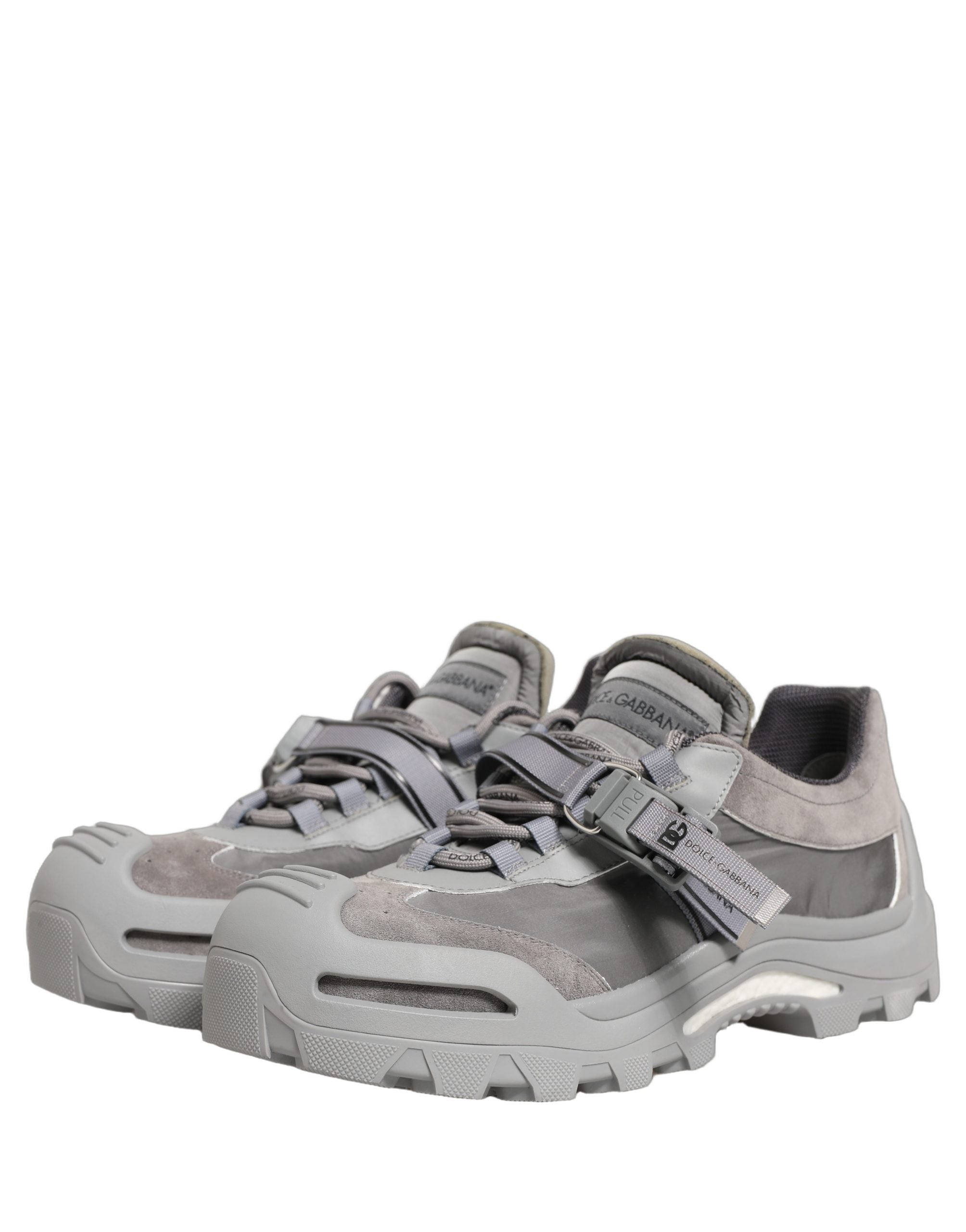 Dolce & Gabbana Gray Airmaster Panelled Low Top Men Sneakers Men's Shoes