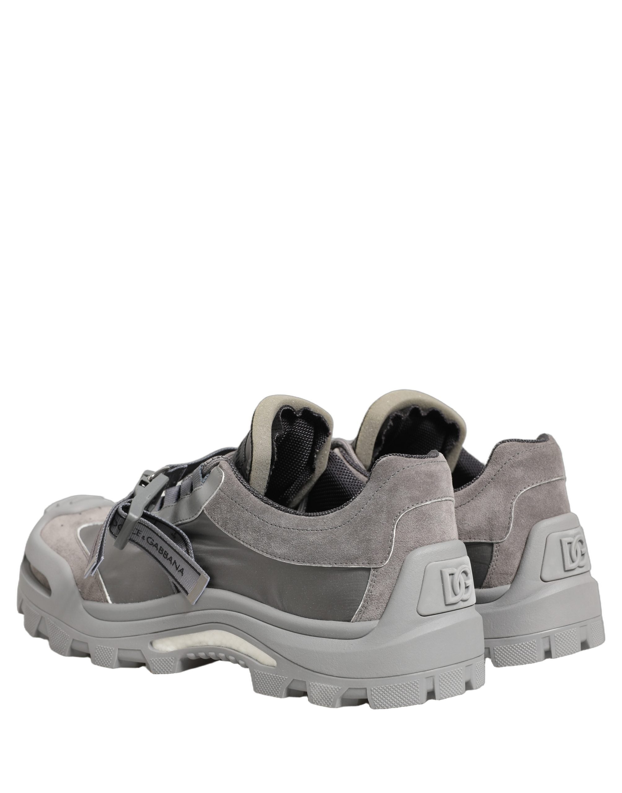 Dolce & Gabbana Gray Airmaster Panelled Low Top Men Sneakers Men's Shoes
