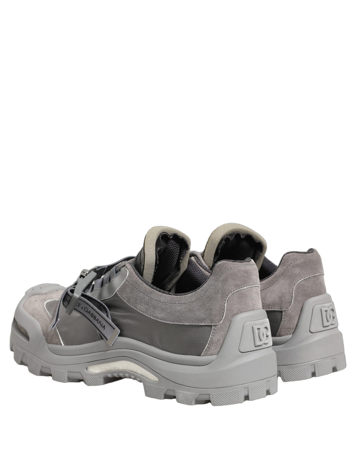 Dolce & Gabbana Gray Airmaster Panelled Low Top Men Sneakers Men's Shoes