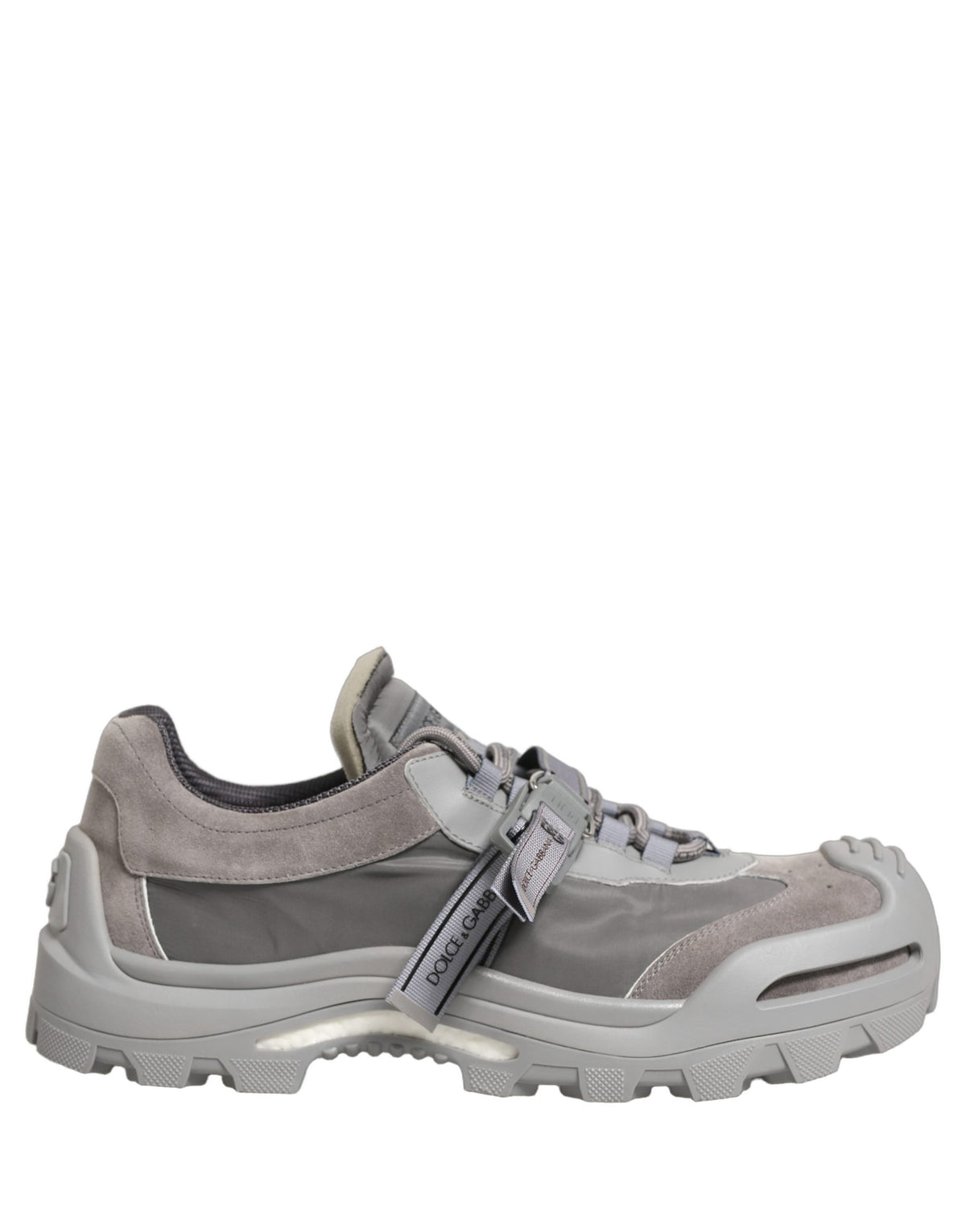 Dolce & Gabbana Gray Airmaster Panelled Low Top Men Sneakers Men's Shoes