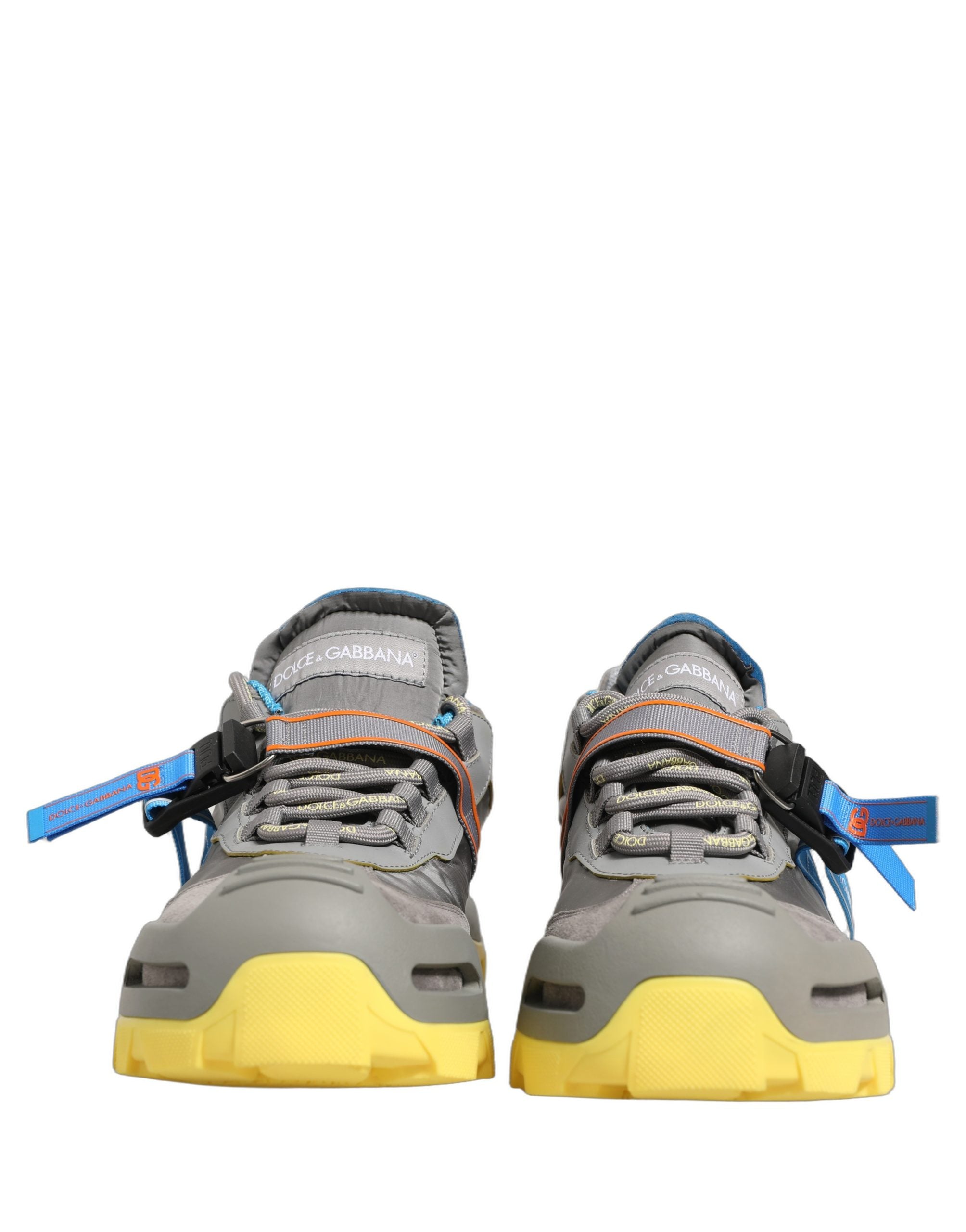 Dolce & Gabbana Gray Airmaster Panelled Low Top Men Sneakers Men's Shoes