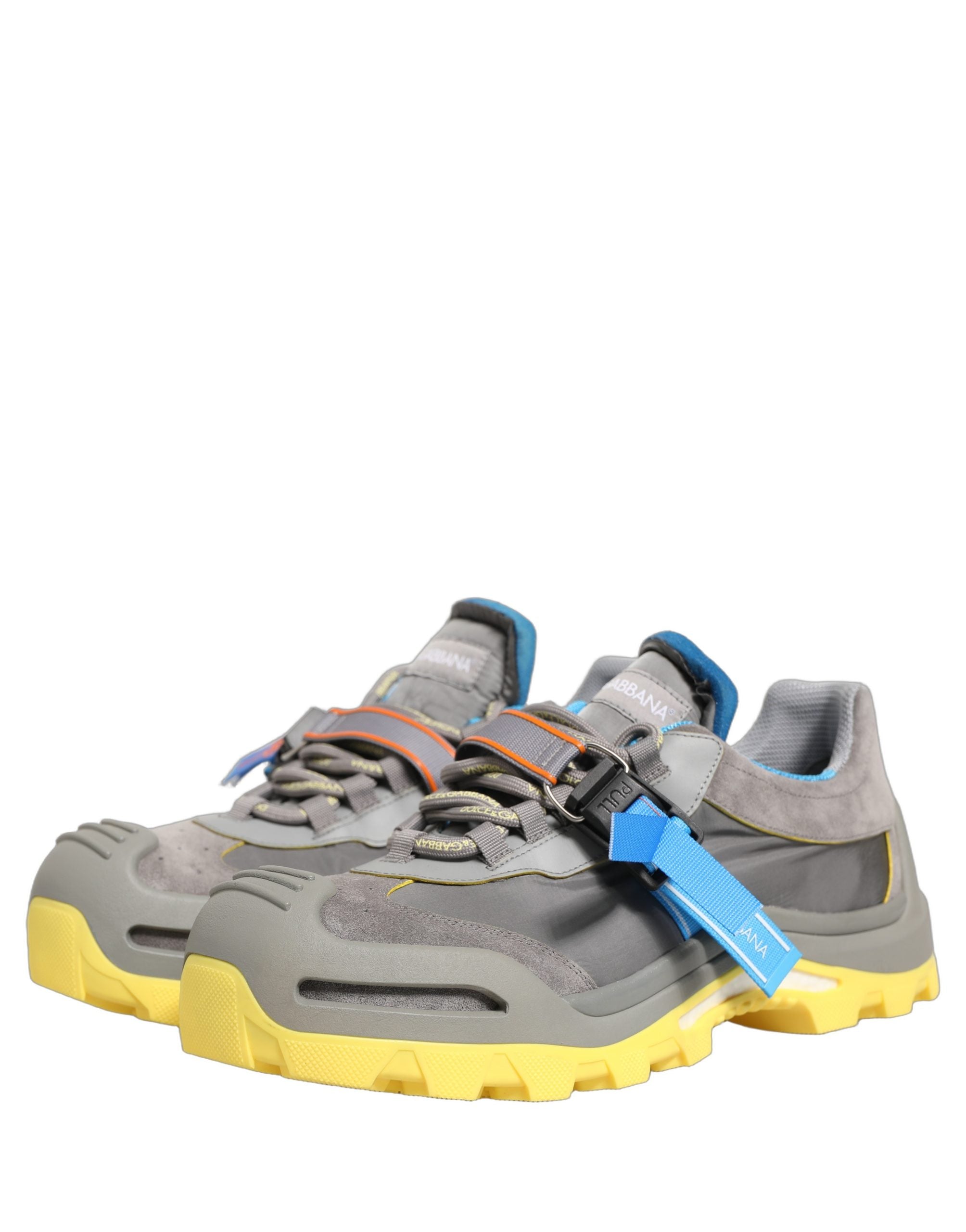 Dolce & Gabbana Gray Airmaster Panelled Low Top Men Sneakers Men's Shoes