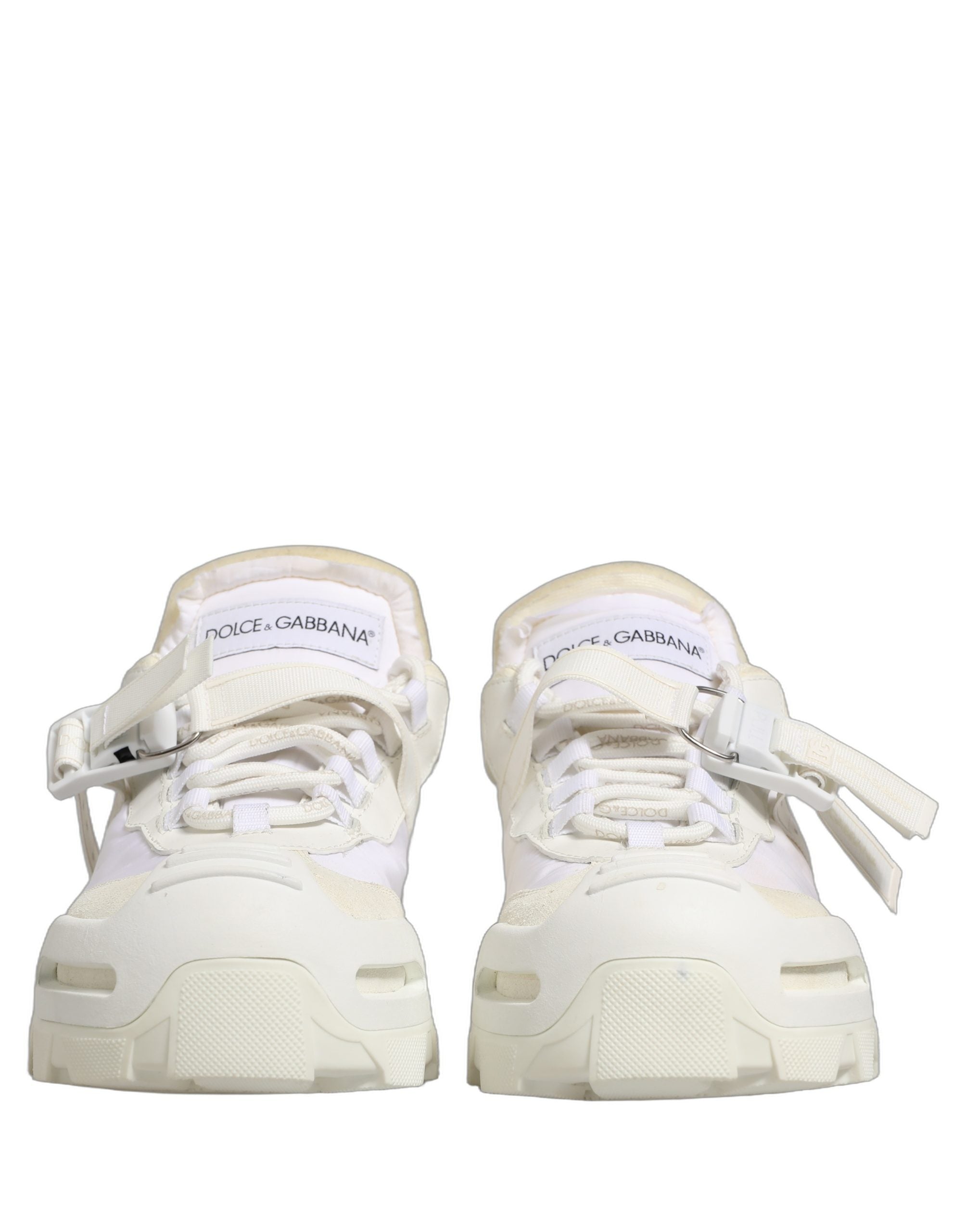 Dolce & Gabbana White Airmaster Panelled Low Top Men Sneakers Men's Shoes