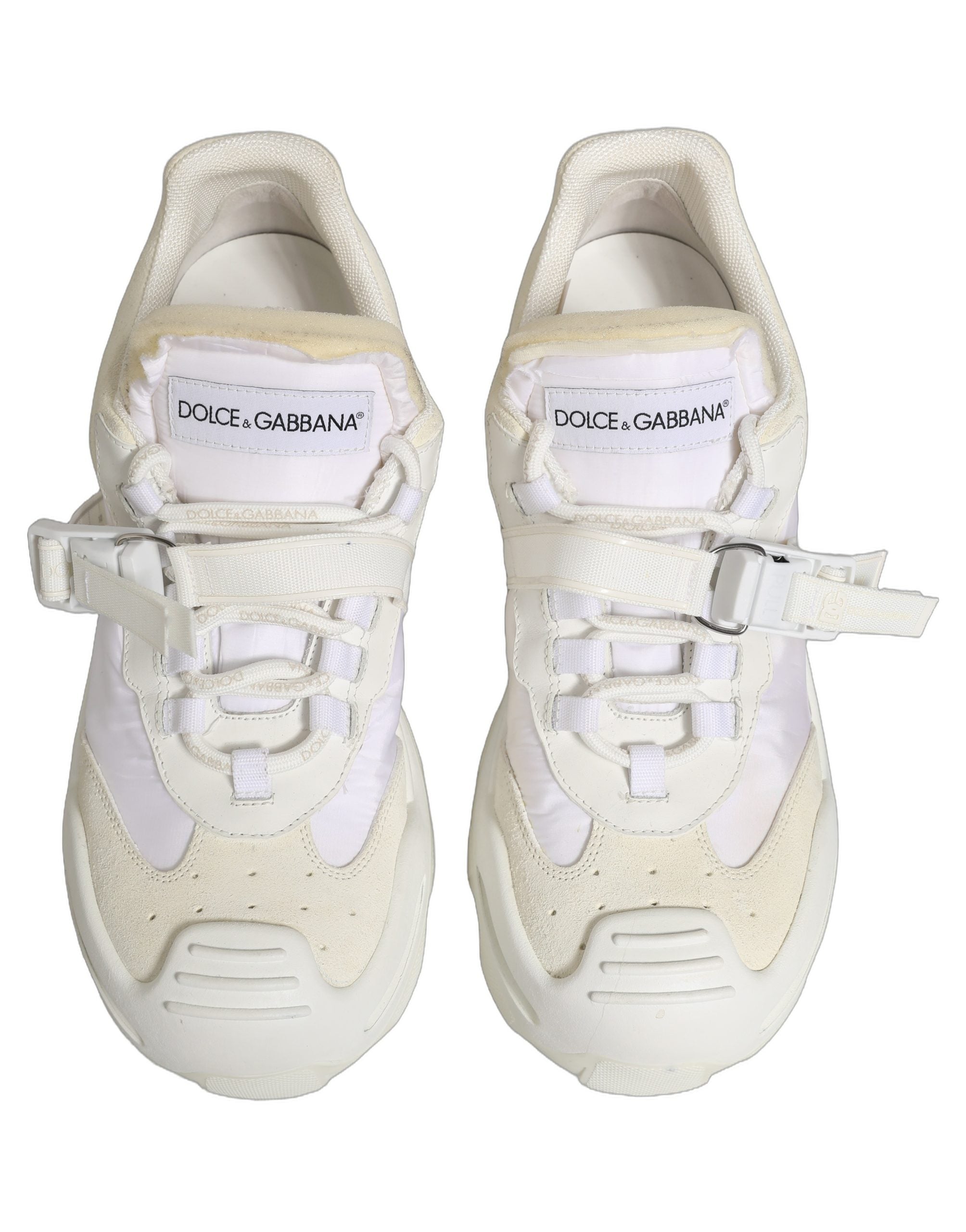 Dolce & Gabbana White Airmaster Panelled Low Top Men Sneakers Men's Shoes