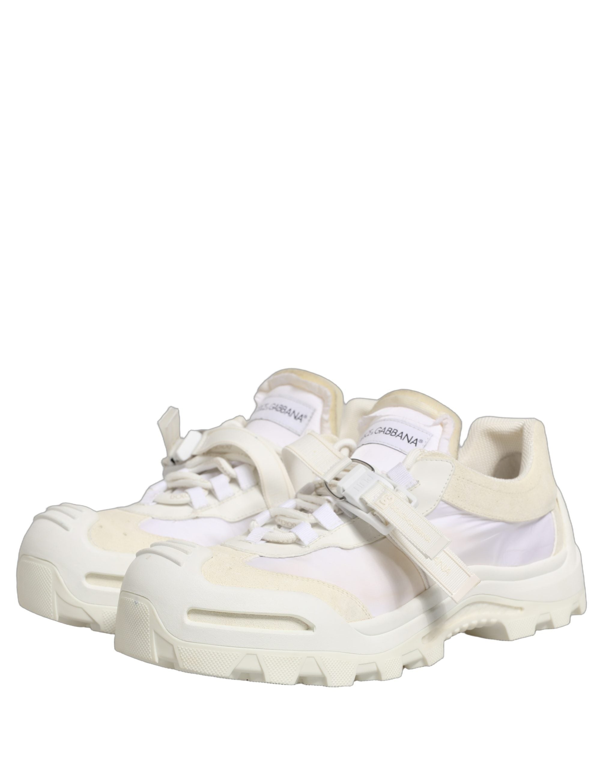Dolce & Gabbana White Airmaster Panelled Low Top Men Sneakers Men's Shoes