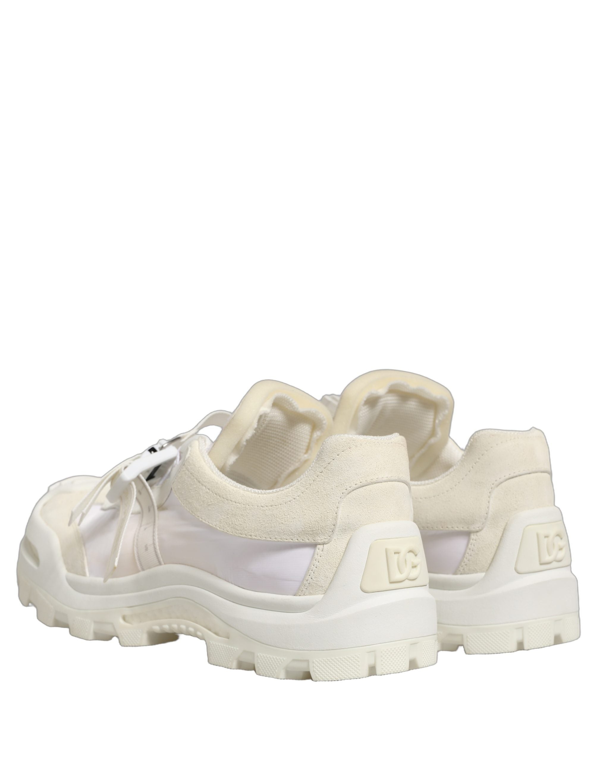 Dolce & Gabbana White Airmaster Panelled Low Top Men Sneakers Men's Shoes