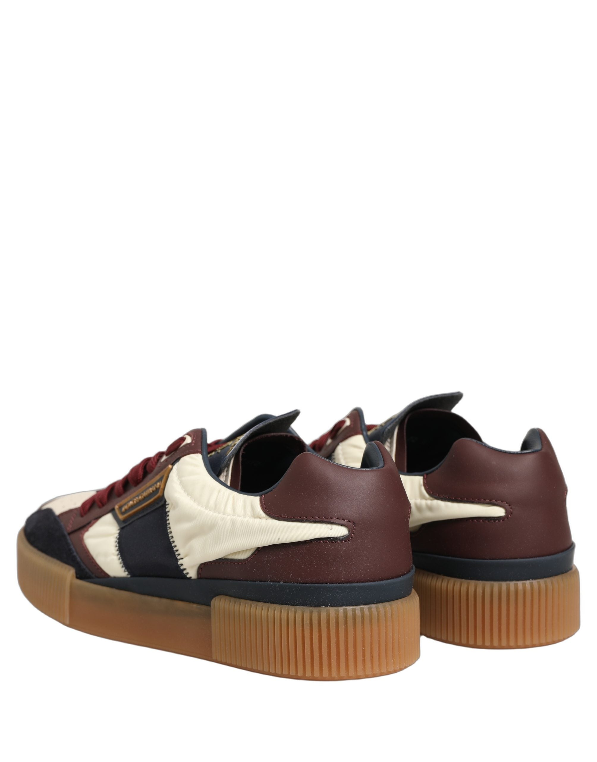Dolce & Gabbana Multicolor Leather MIAMI Low Top Men Sneakers Men's Shoes