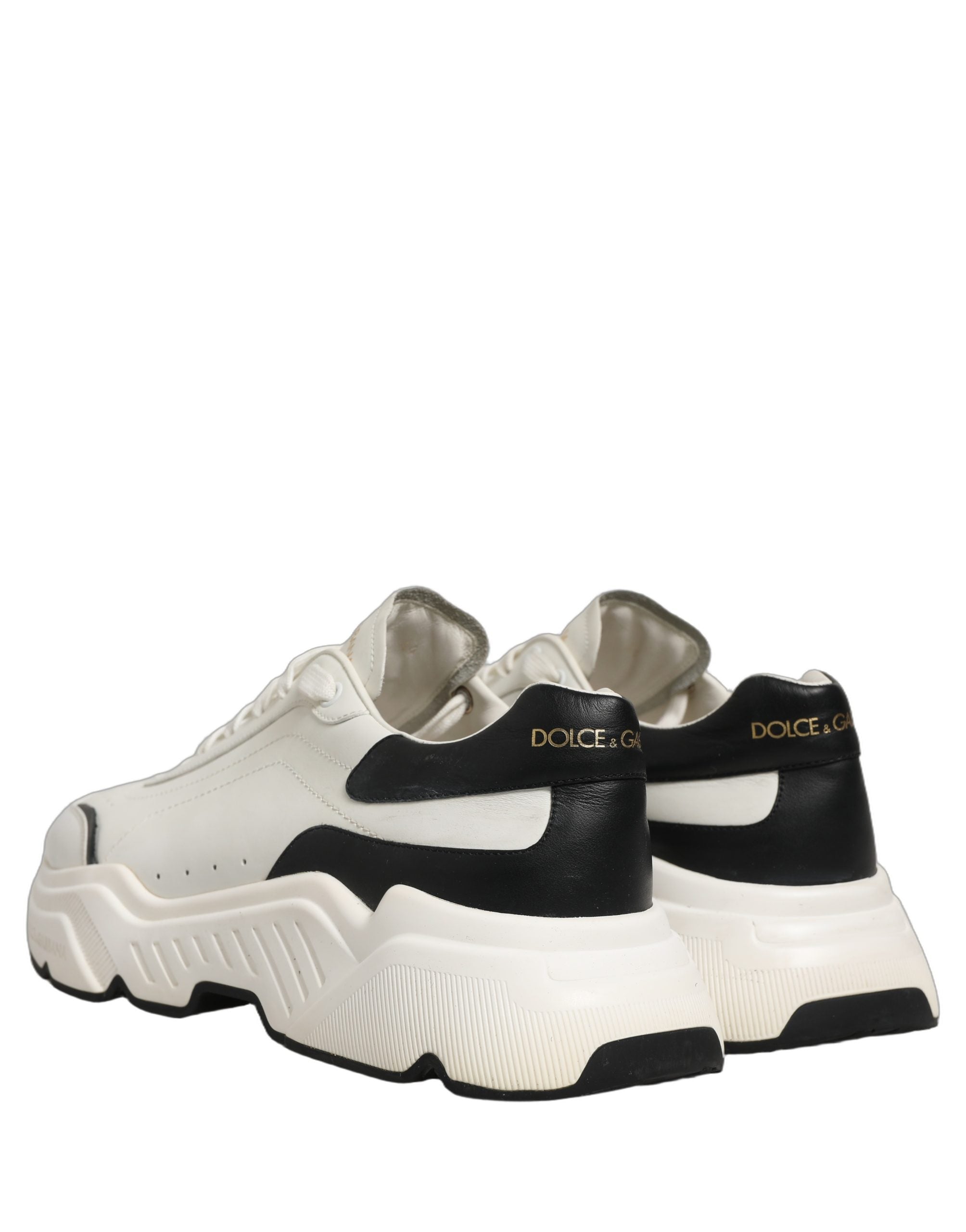 Dolce & Gabbana White Black Daymaster Low Top Sneakers Men's Shoes (Pre-Owned)