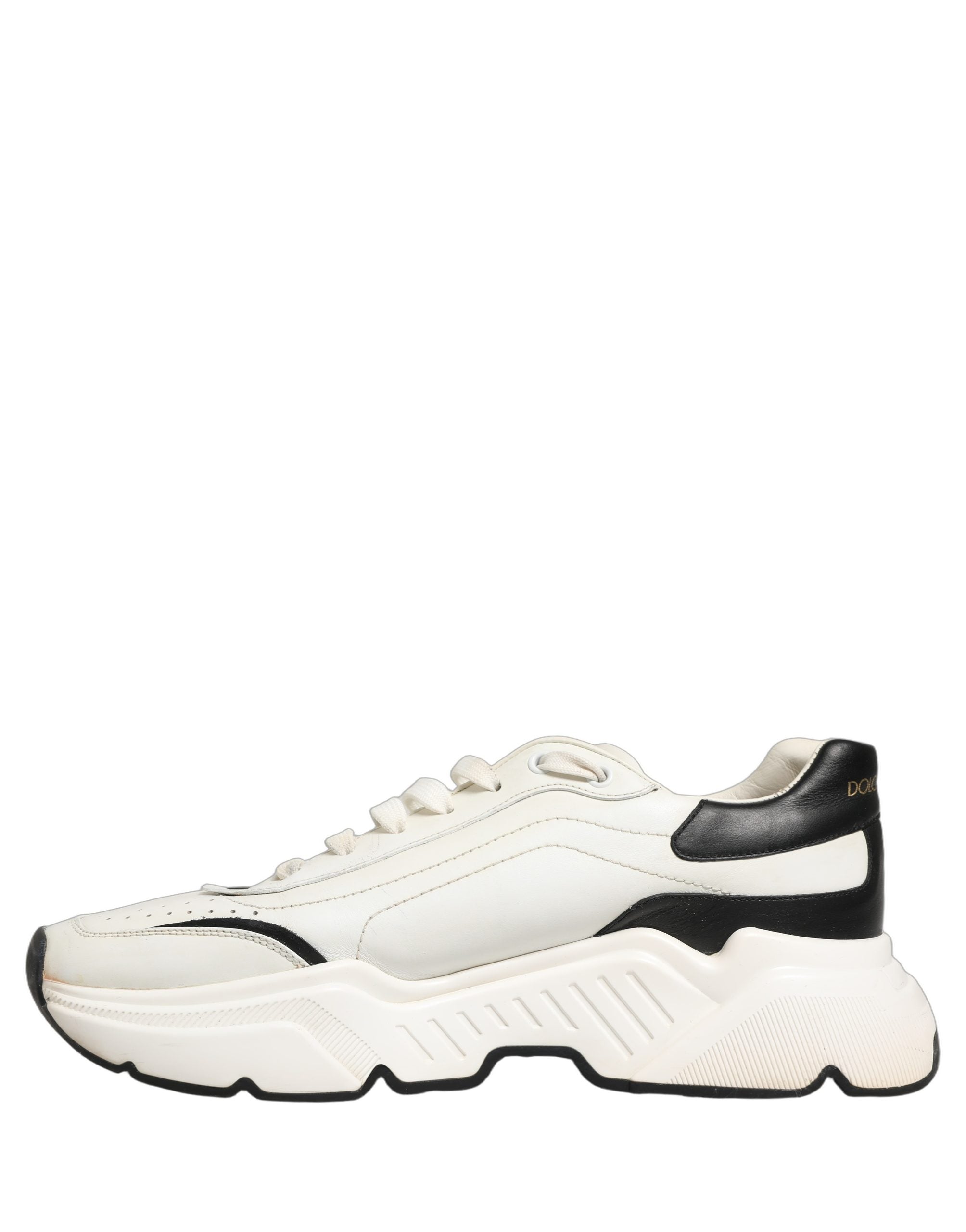 Dolce & Gabbana White Black Daymaster Low Top Sneakers Men's Shoes (Pre-Owned)