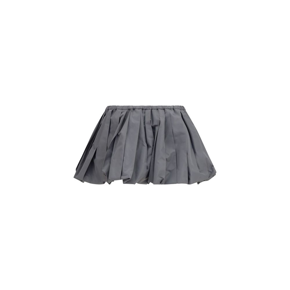 Miu Miu Gray Polyester Mini Women's Skirt