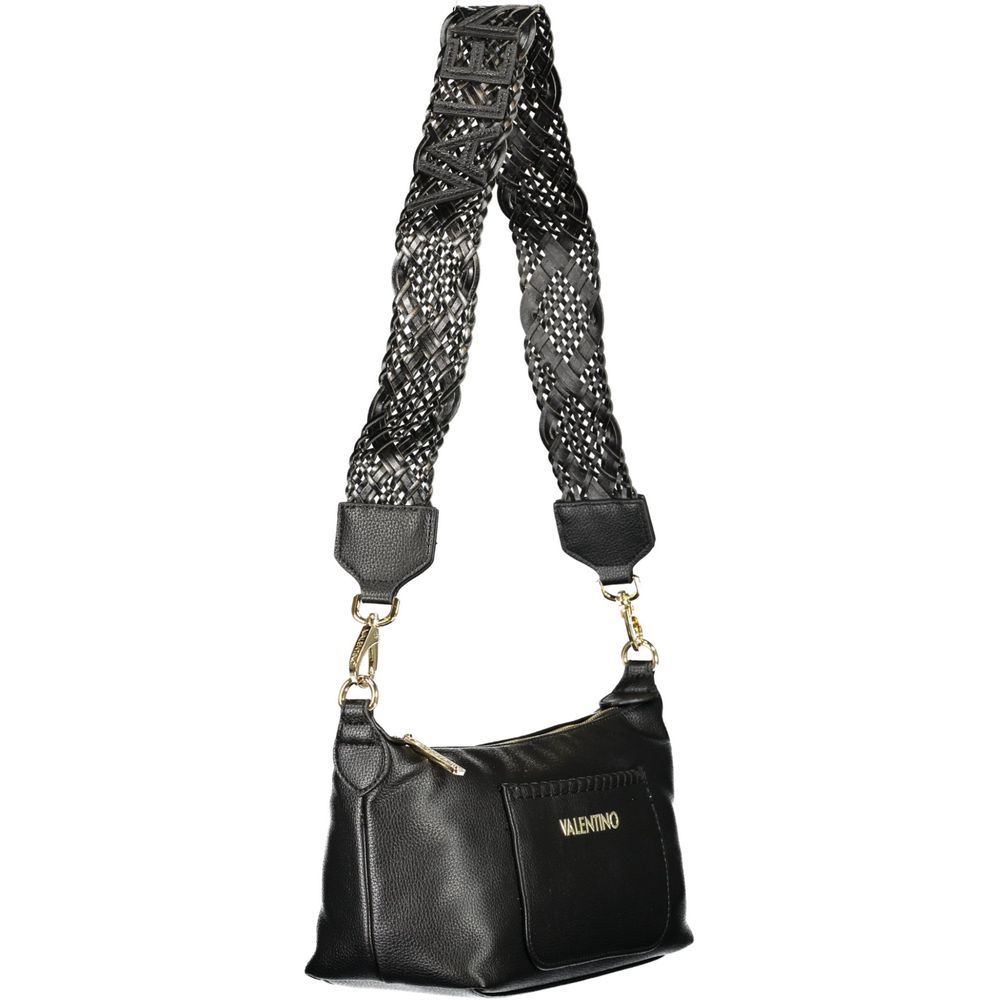 Valentino Black Polyurethane Women's Women's Bag