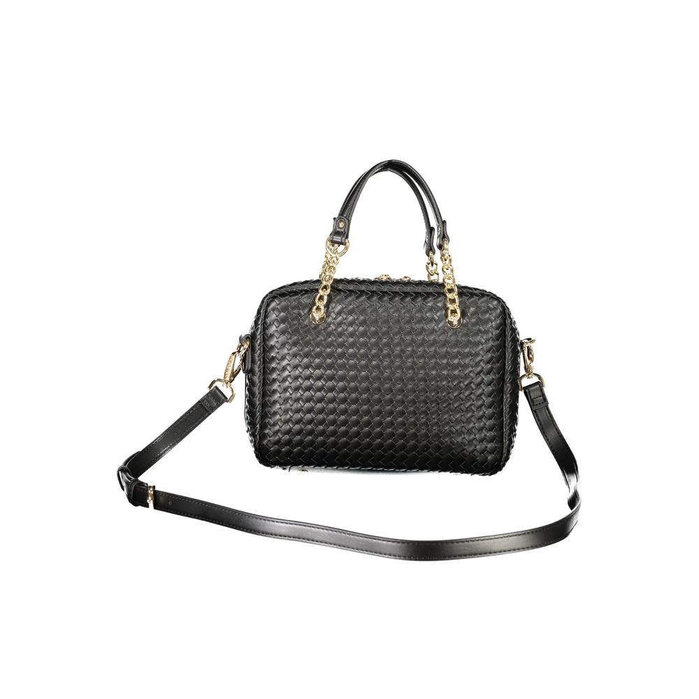 Mario Valentino Black Polyurethane Women's Women's Bag