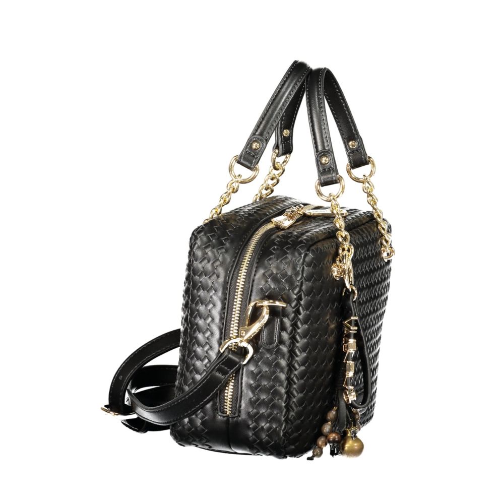 Mario Valentino Black Polyurethane Women's Women's Bag