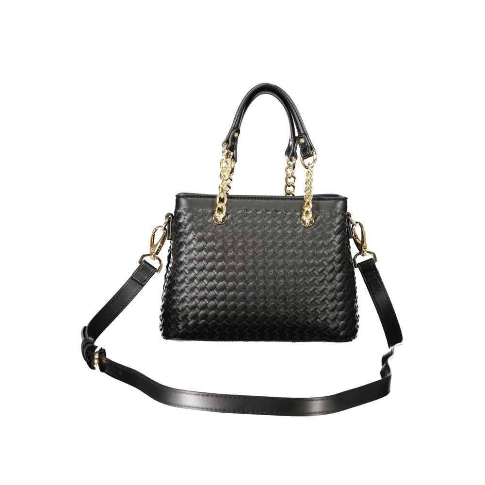 Valentino Black Polyurethane Women's Women's Bag