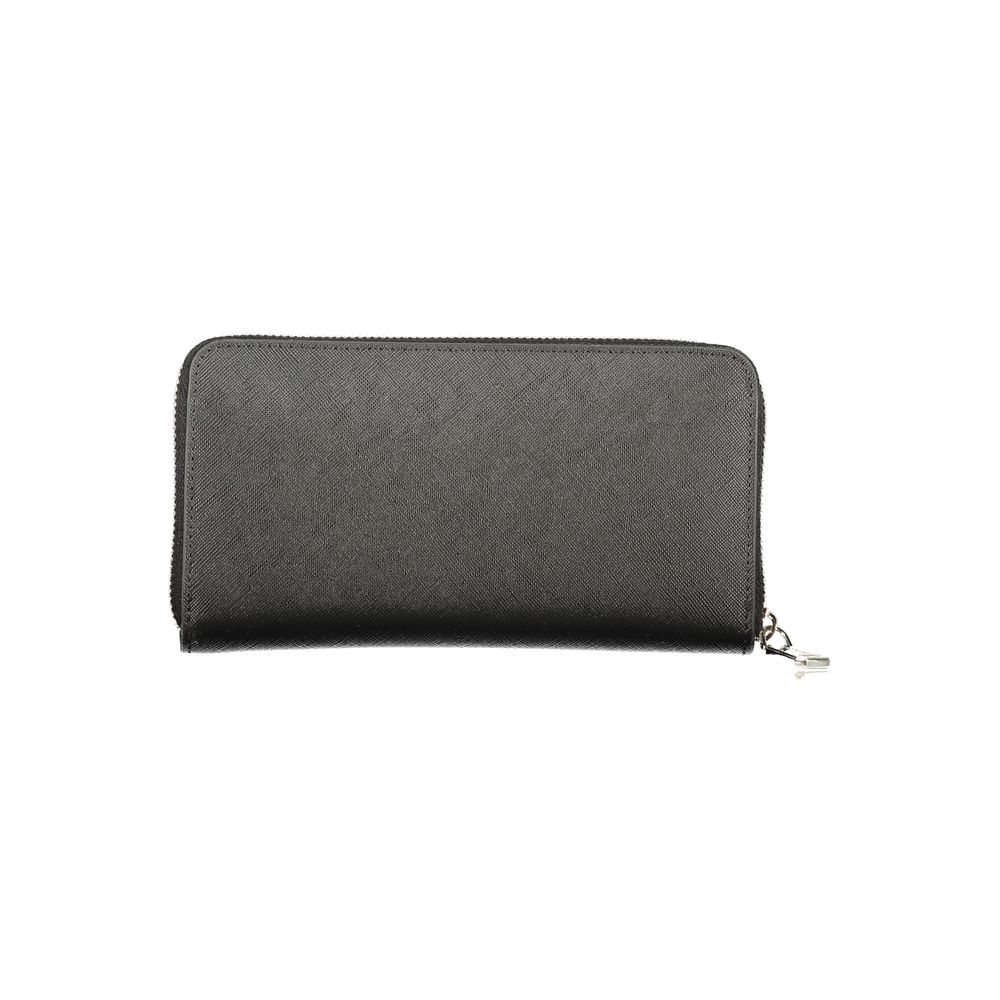 Valentino Black Polyurethane Women's Women's Wallet