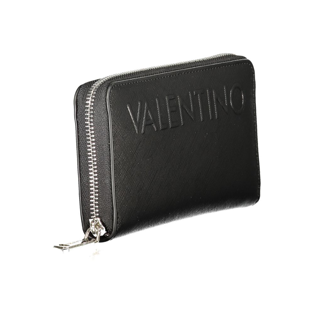 Valentino Black Polyurethane Women's Women's Wallet