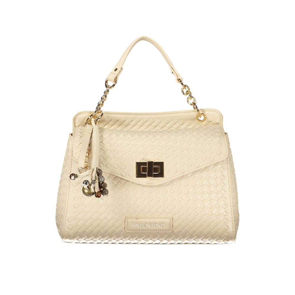 Mario Valentino Beige Polyurethane Women's Women's Bag