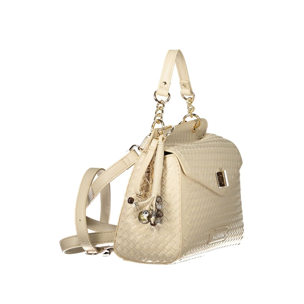 Mario Valentino Beige Polyurethane Women's Women's Bag