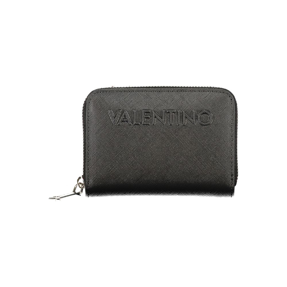Valentino Black Polyurethane Women's Women's Wallet