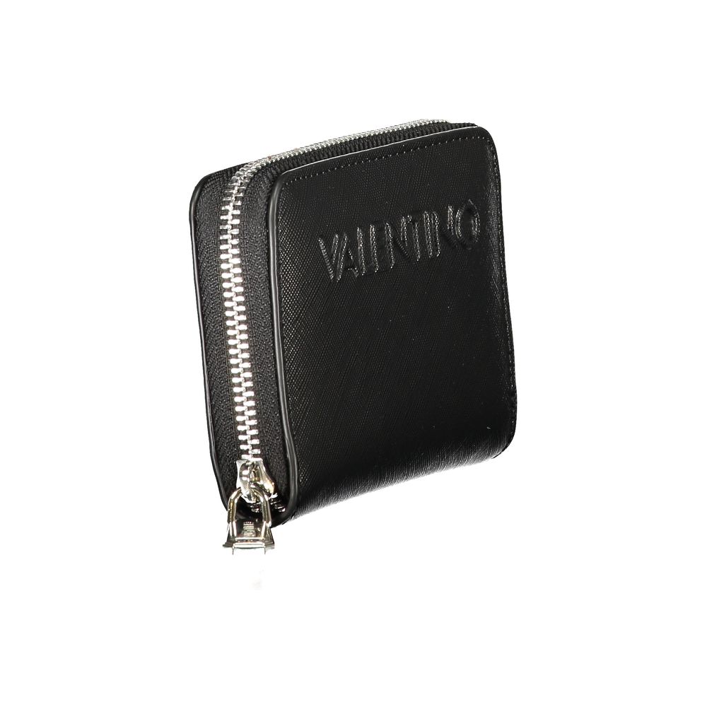 Valentino Black Polyurethane Women's Women's Wallet
