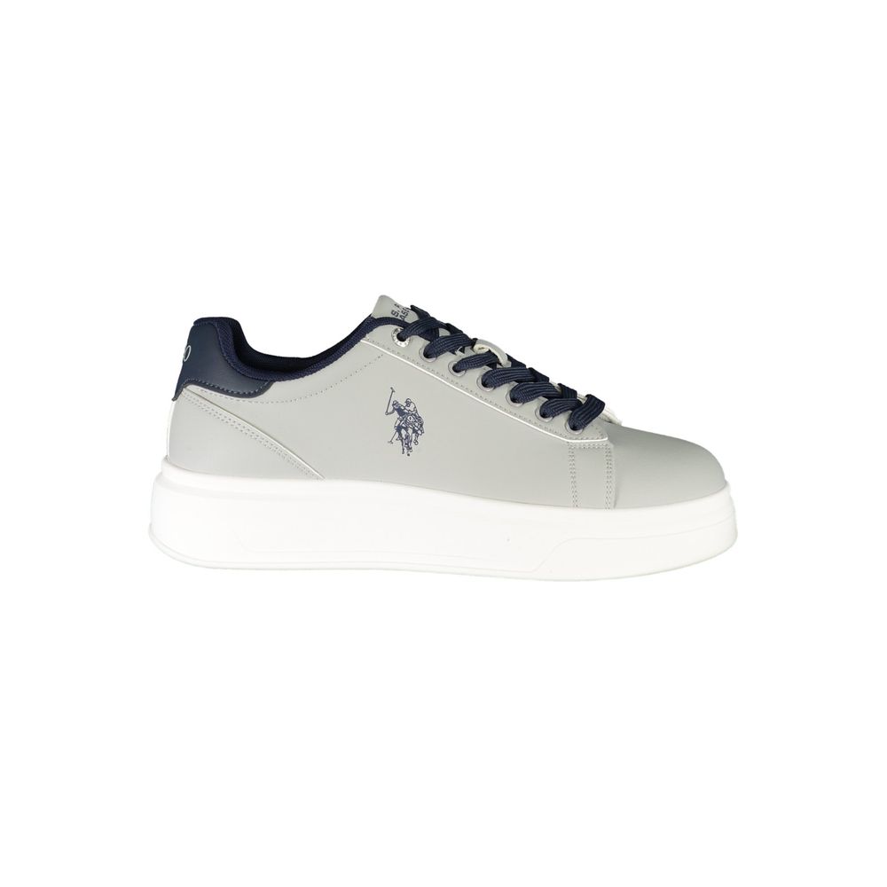 U.S. POLO ASSN. Gray Polyester Men's Men's Sneaker