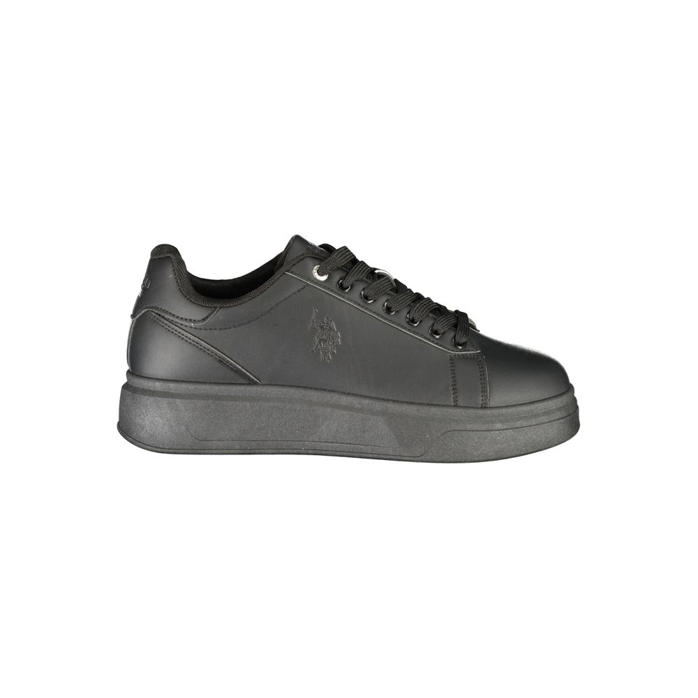 U.S. POLO ASSN. Black Polyester Men's Men's Sneaker