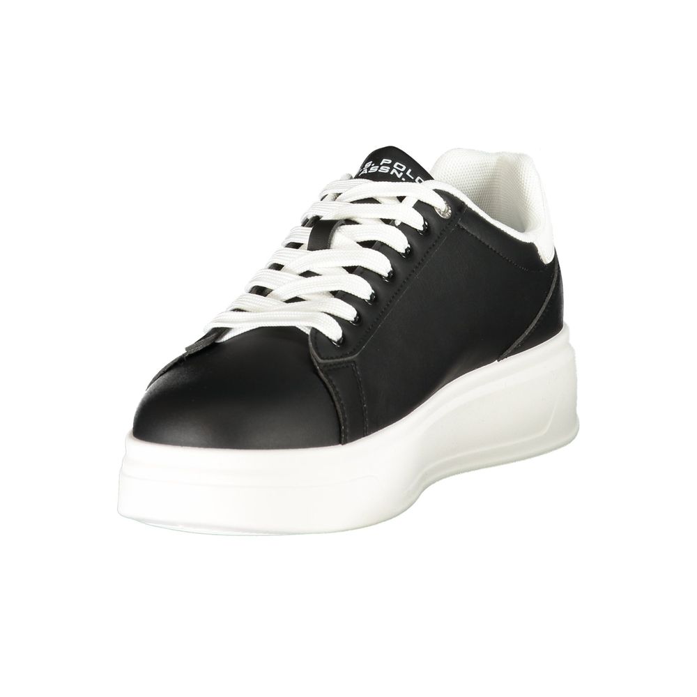 U.S. POLO ASSN. Black Polyurethane Men's Men's Sneaker