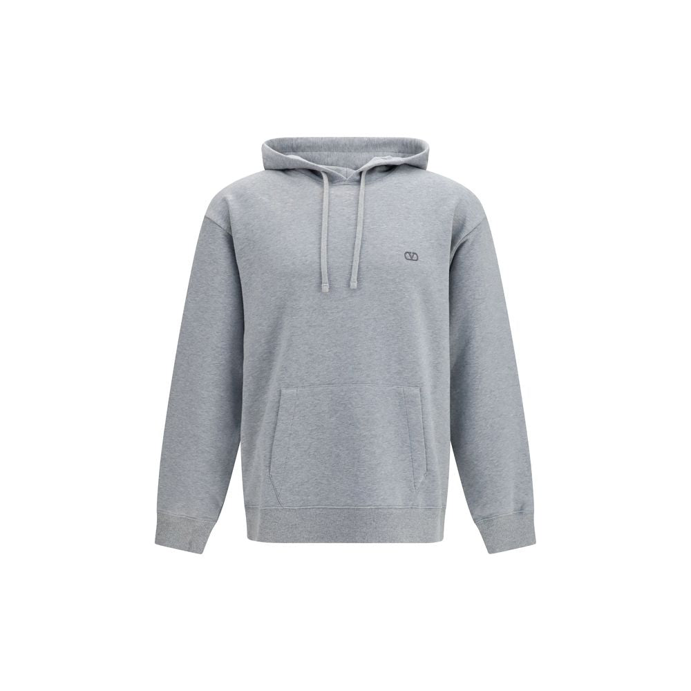 Valentino Gray Cotton Men's Sweatshirt