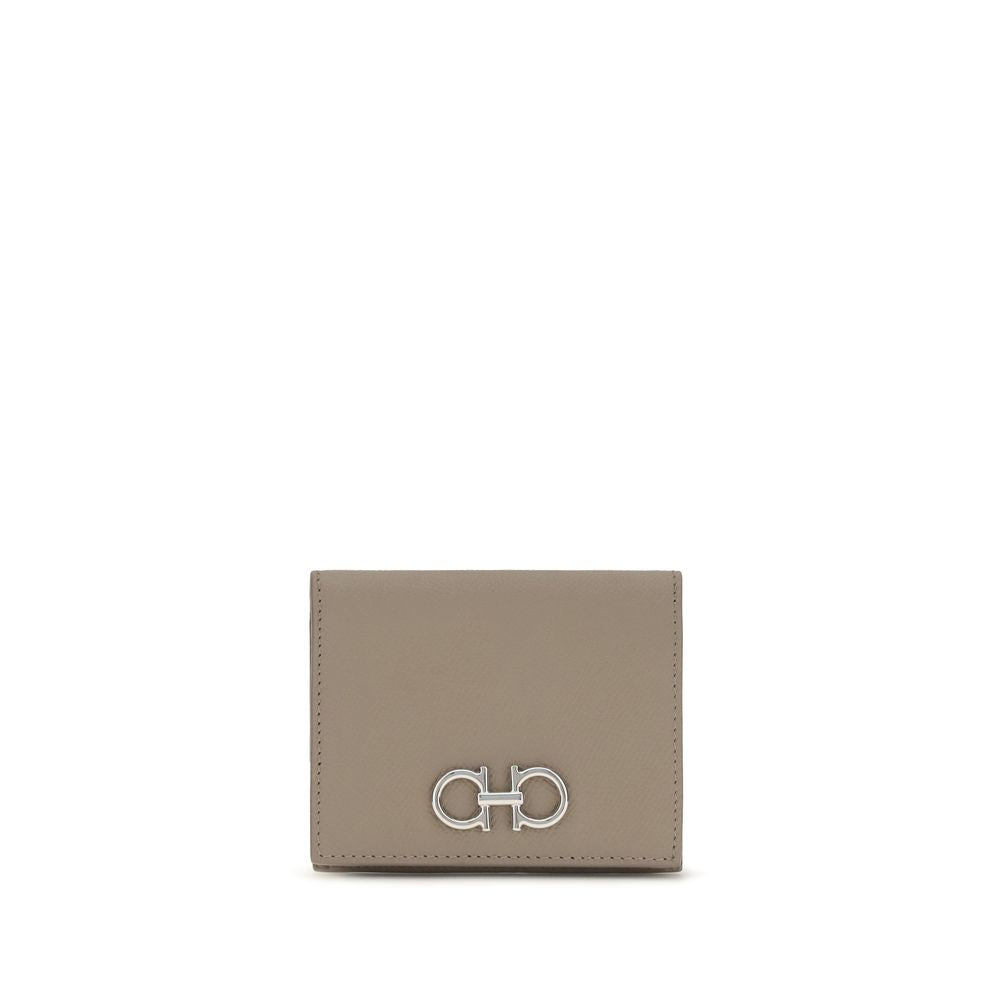 Ferragamo Beige Calf Leather Bos Taurus Women's Wallet